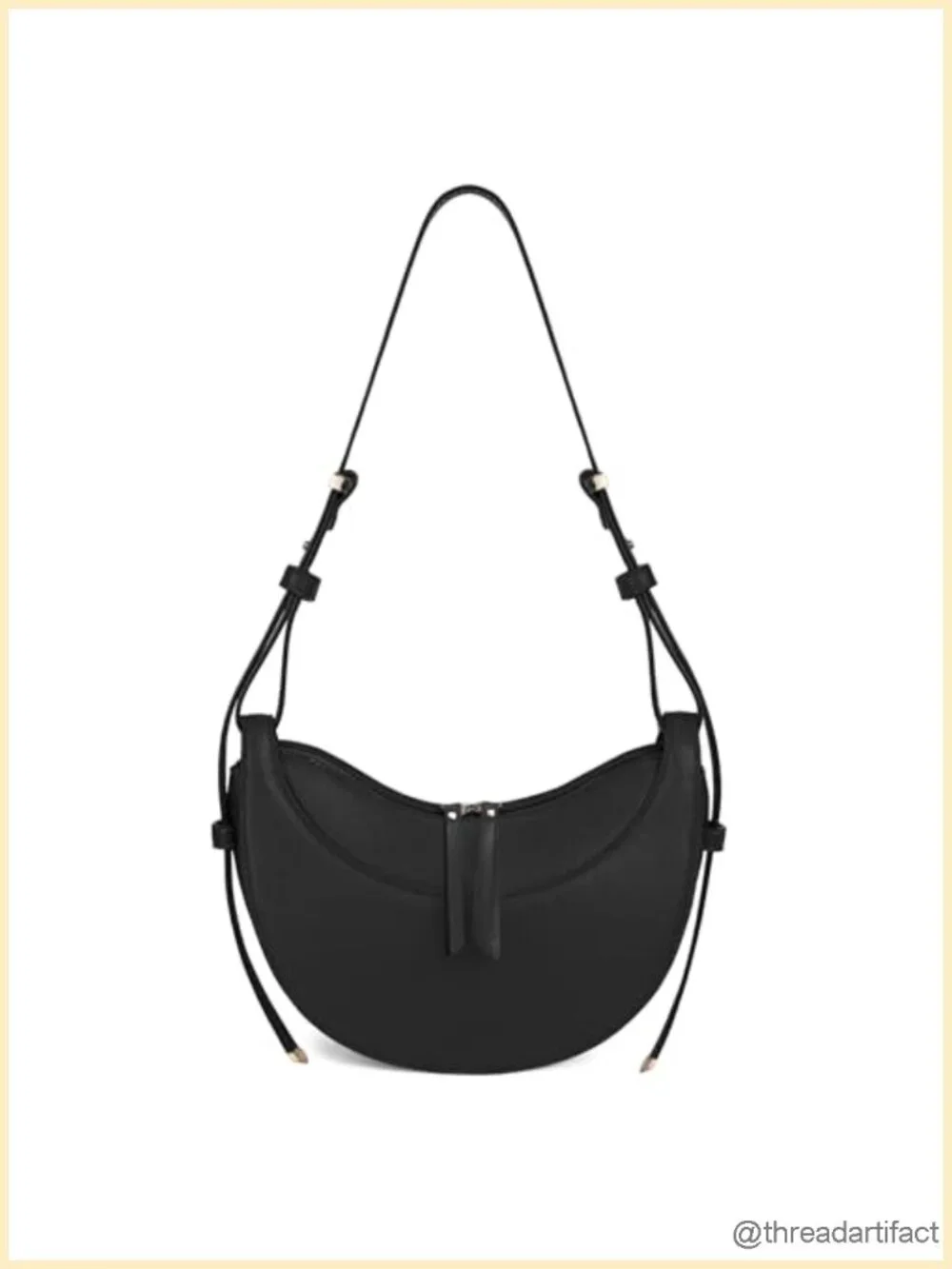 Grain Faux Leather Adjustable Saddle Crossbody Bag for Women